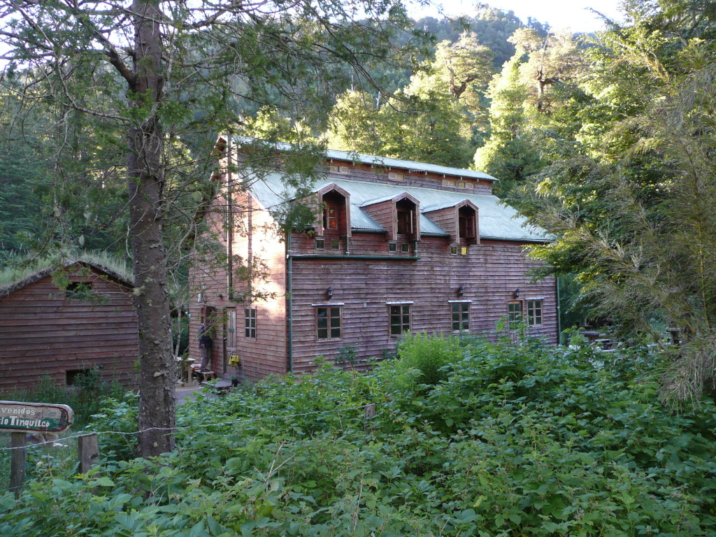 Refugio Tinquilco where we had dinner - beautiful building!