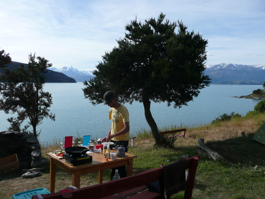 Camping at Puerto Guadal
