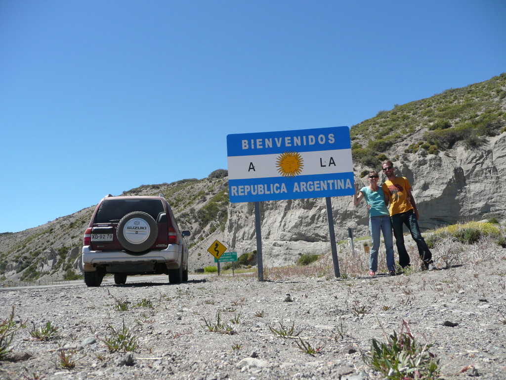 First crossing into Argentina