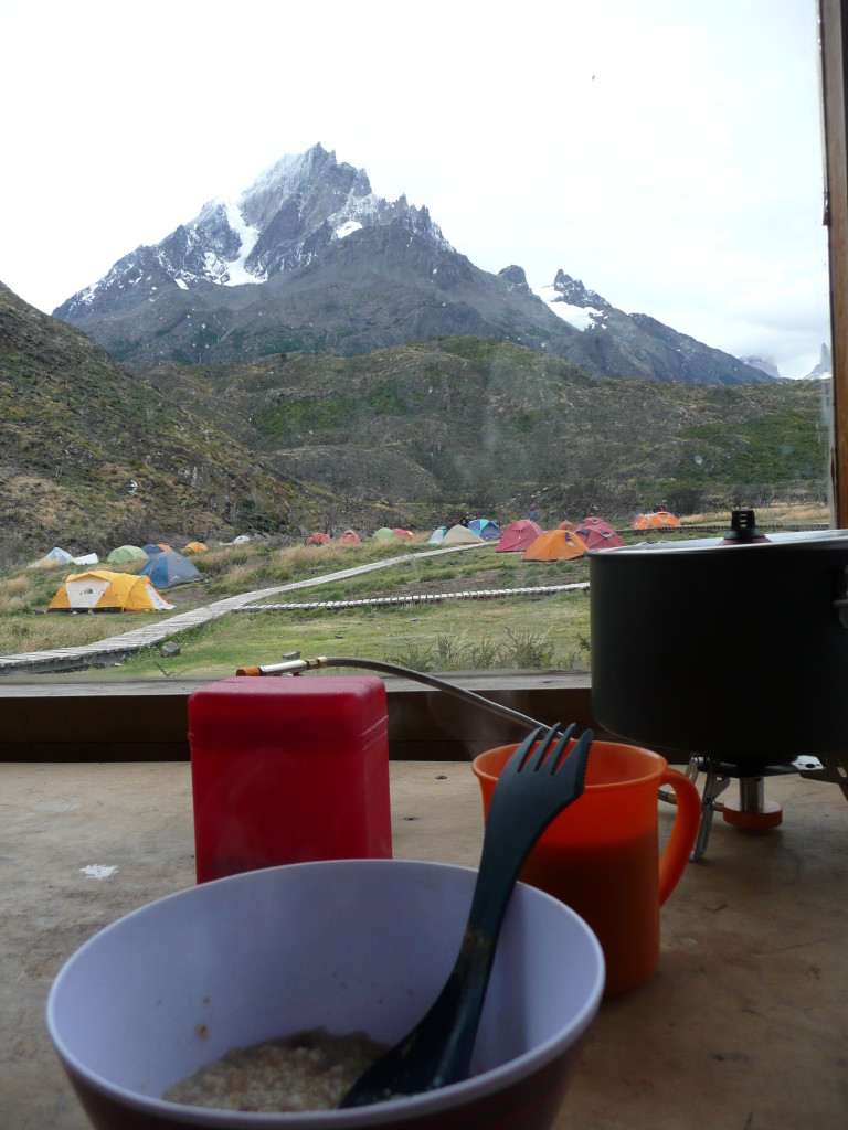 Tent city in Paine Grande!