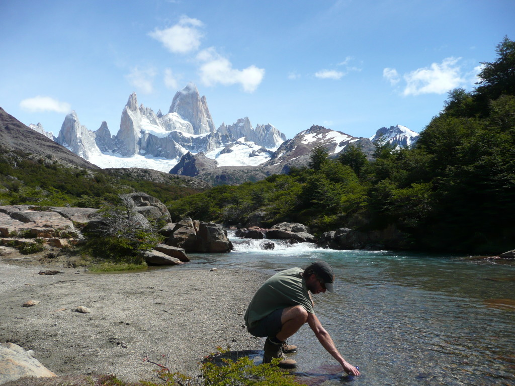 Being able to drink the water in most National Parks is great, it's refreshing as it comes from the glaciars and it means lighter backpacks!
