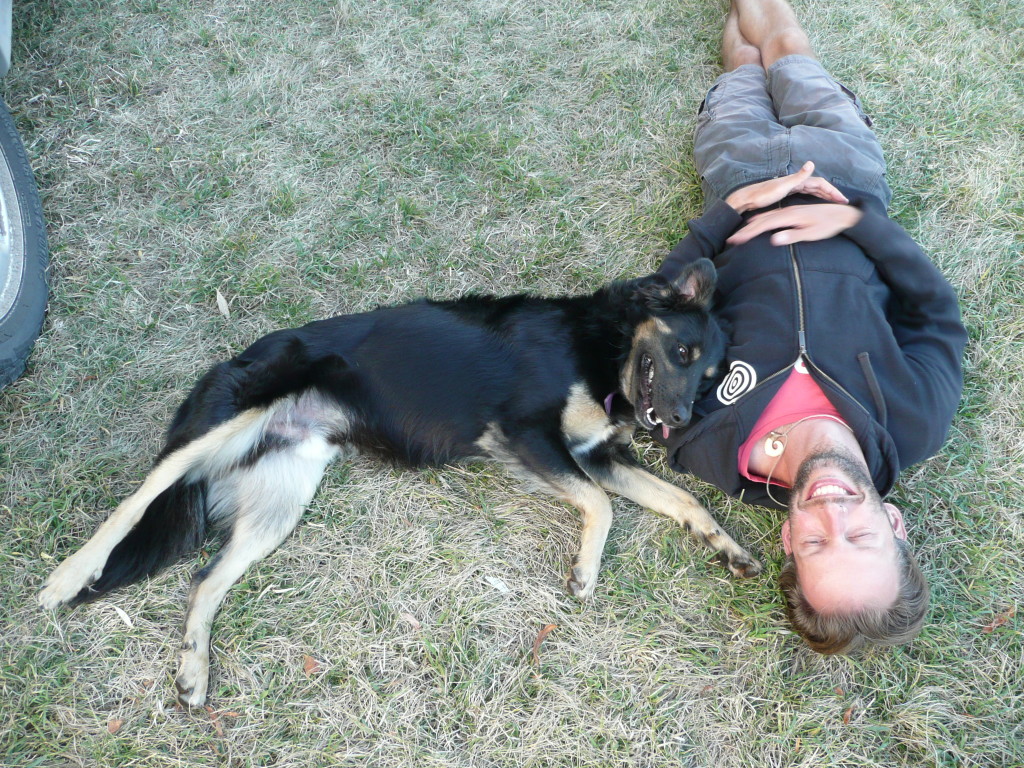 Billy and me having a good time