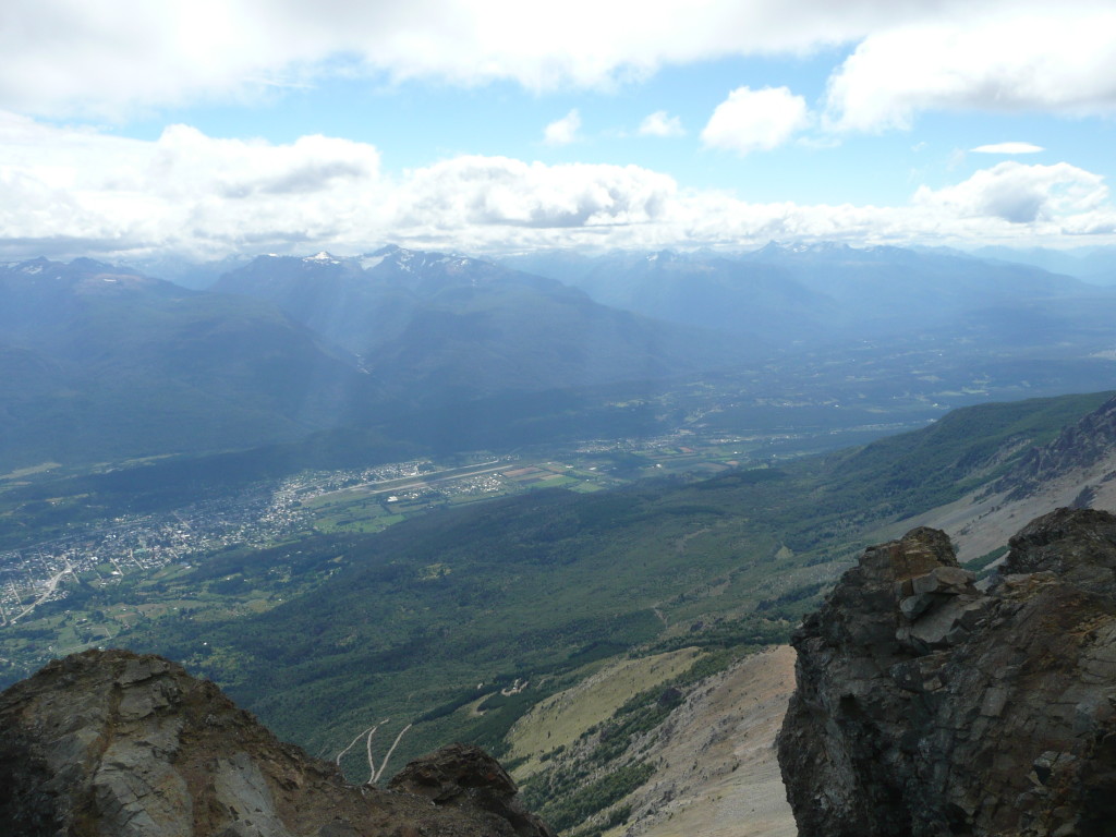 View to El Bolson from the top