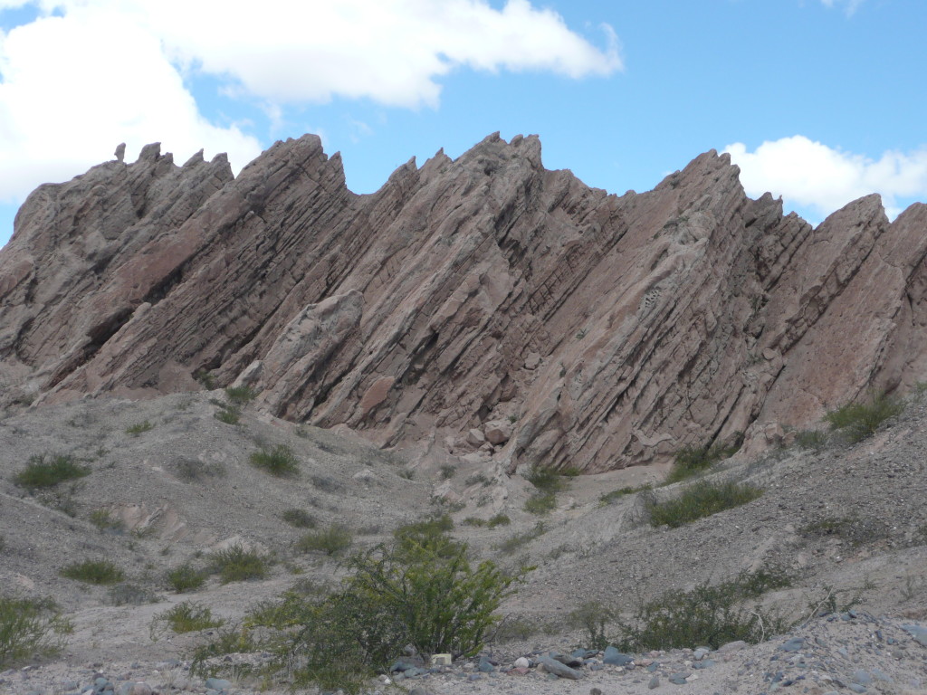 Quebrada...the wind and the rain has formed the landscapes into a series of arrow-shaped rocks. Was quite grand.