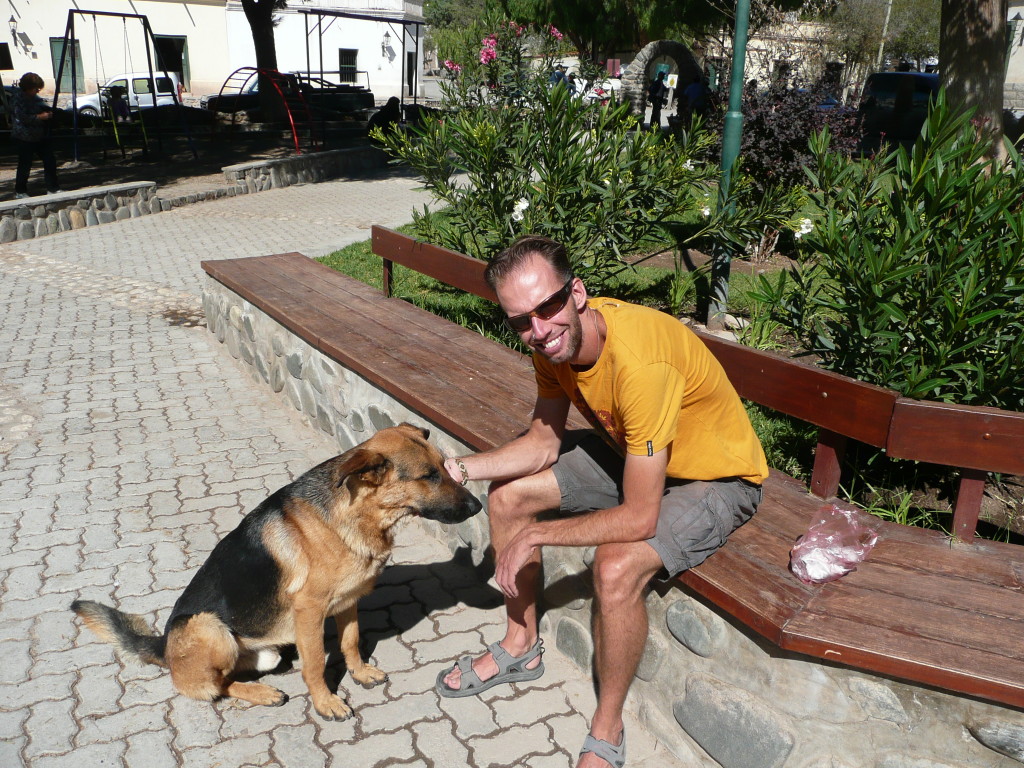 Another day, another street dog to feed. This time some not so tasty empanadas.