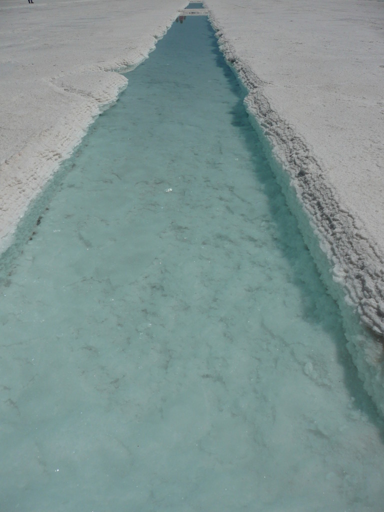 Salt mining in Salinas Grandes, northern Argentina.