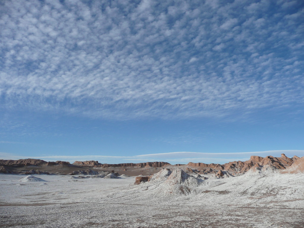It looks like snow, but it's salt.