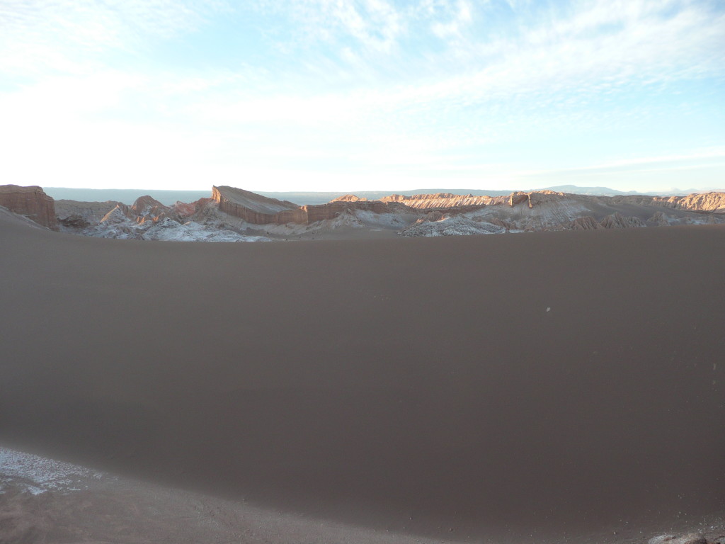 Sand dune at Valley of the Moon, so perfectly shaped.