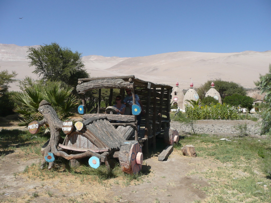 Everything was made eco-friendly, including the kids playground