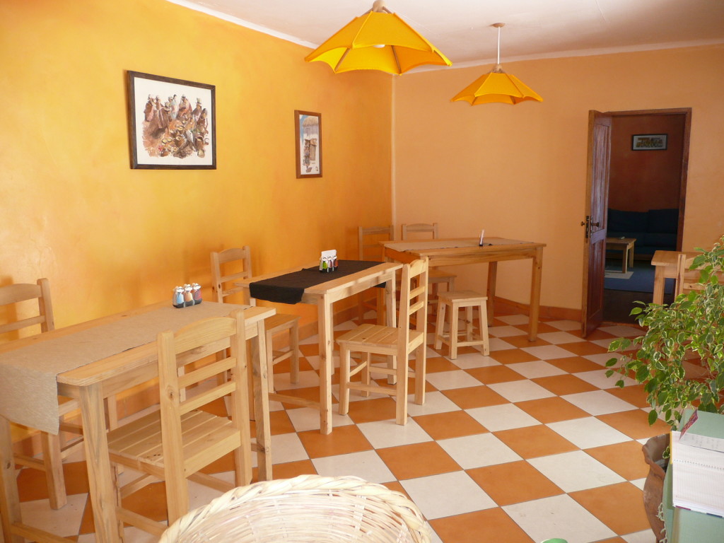 The dining room