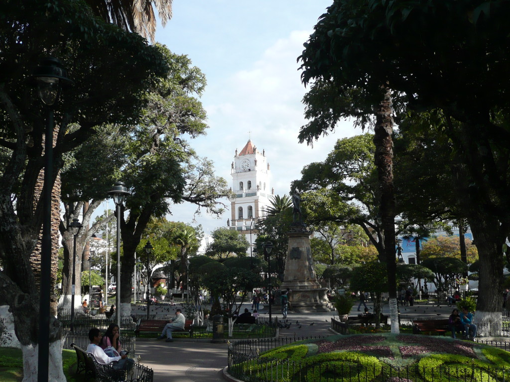 The main plaza, probably the most beautiful plaza we've seen during our time in South America - perfectly landscaped gardens.