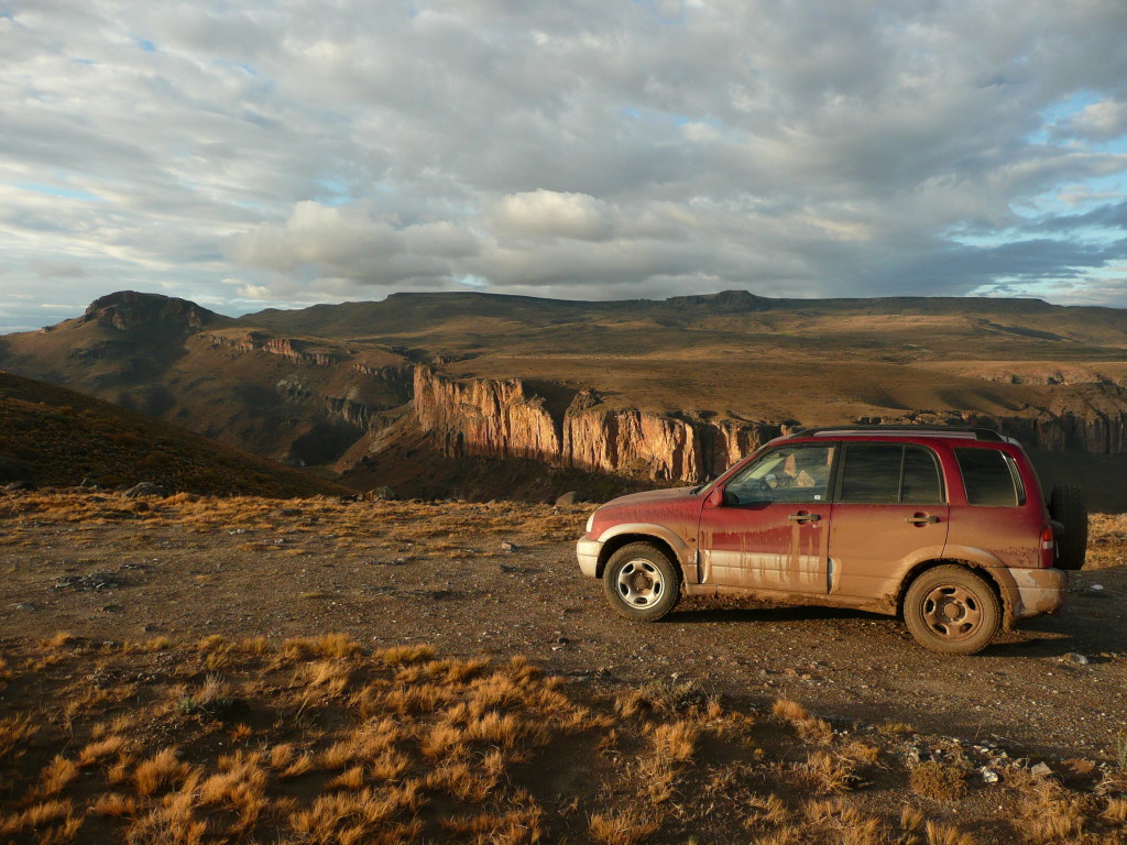 Top of the canyon near Cave of the Hands, amazing World Heritage site - Argentina