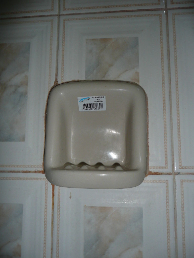 Typical South American thing; don't take barcodes/tags of building materials, tv's, beds etc. We've seen this in places that must have been around a long time, but they still have wrapping around the shower rail, bed frame, stickers on sinks, toilets and every shower pane. Just thought to share this important fact!