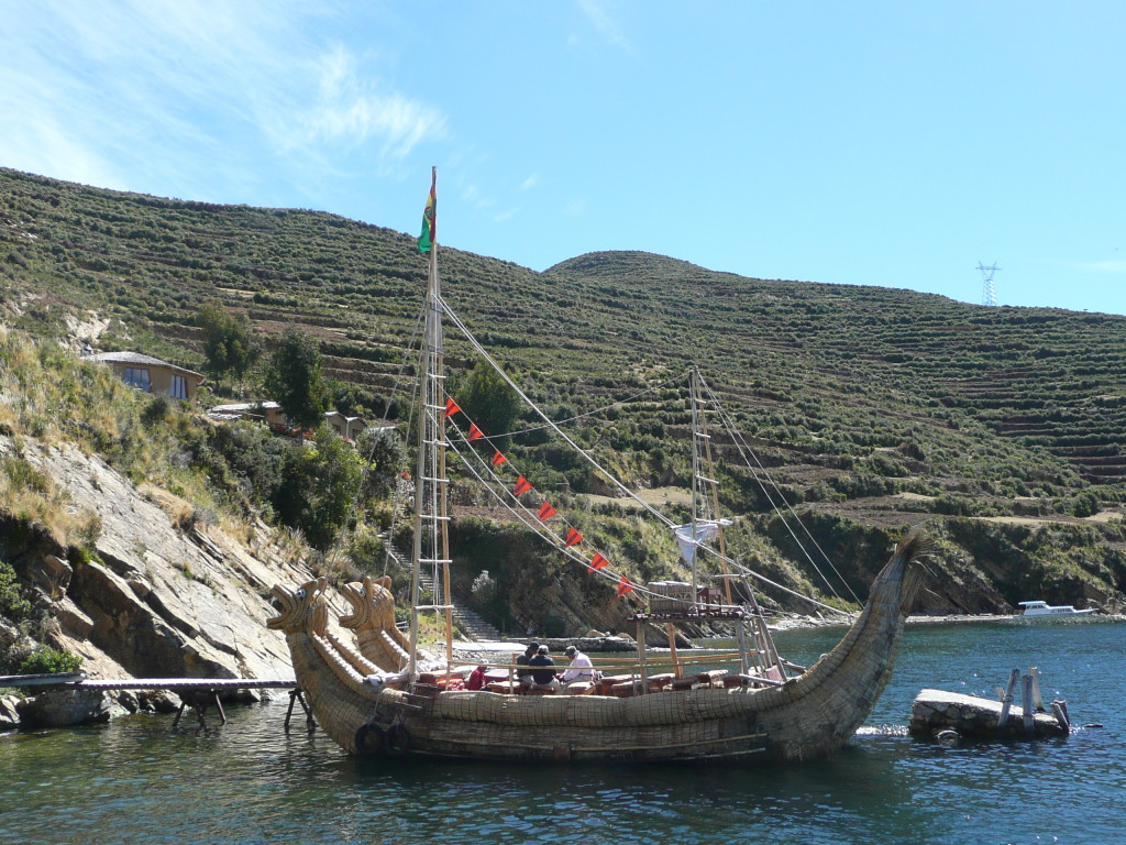 Traditional reed boat