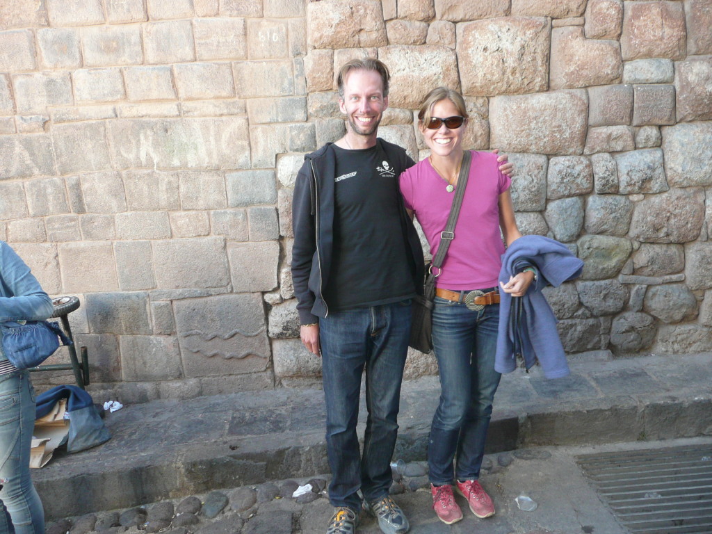 Awkward photo moment, because we played a bit of a prank on the ladies who dress up and ask for photos.  Instead we gave them the camer to take our photo!  They were both shocked and amused.