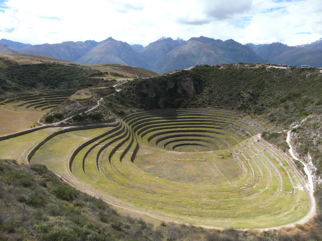 Incan site of Moray, very strange but impressive. Speculation is that it was used for ag-lab experiments.