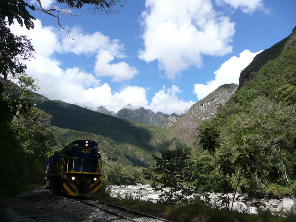 A train passing by.