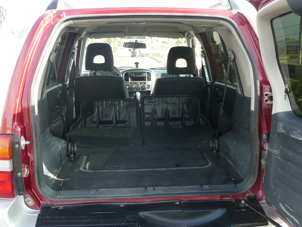 Tons of space in the boot when the seats are down, perfect for storing all your overlanding needs