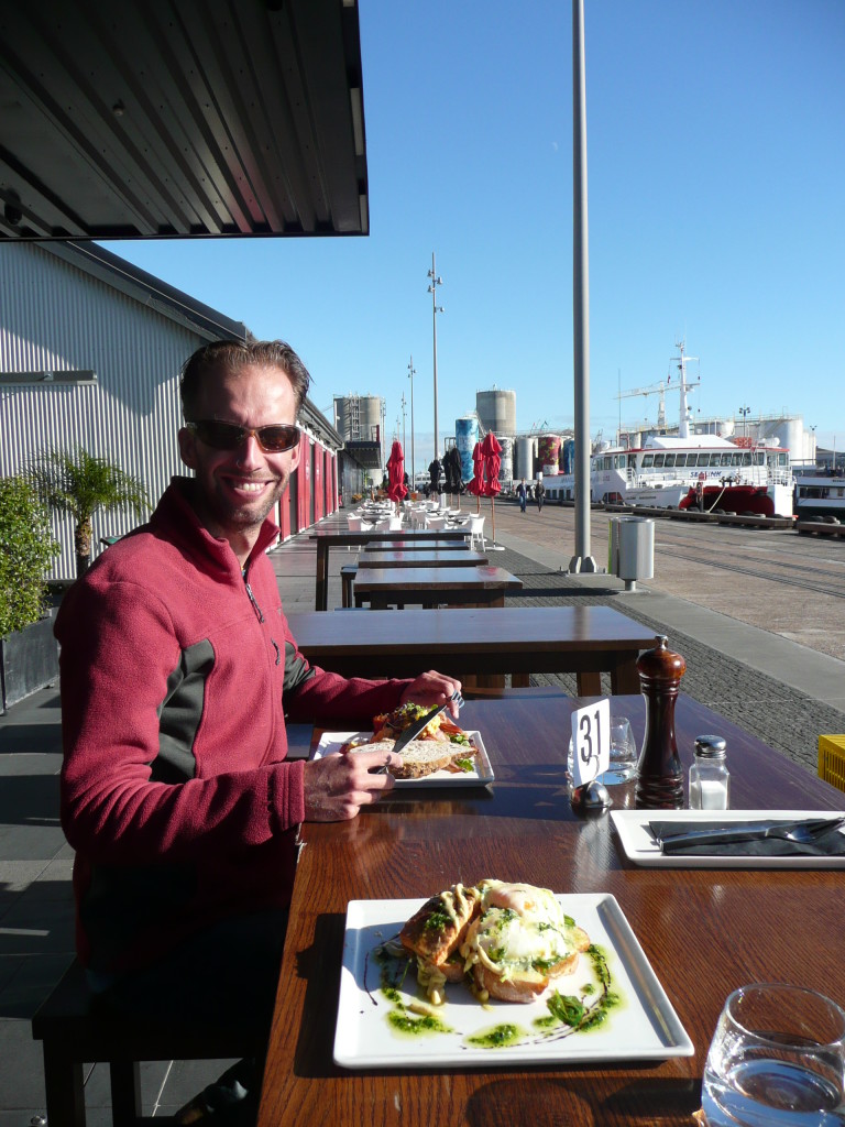 The official start of regaining the many kilo's I left in South America, three breakfasts in one day!