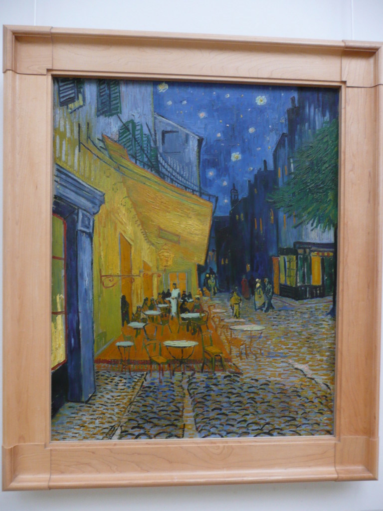 Famous Van Gogh piece (Terrace of a cafe at night).