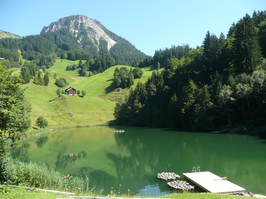 Idyllic lake, great for cooling off after a hike on a warm day
