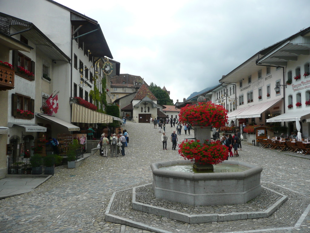 Gruyeres town square