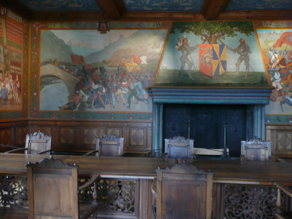 The interior was beautiful as well