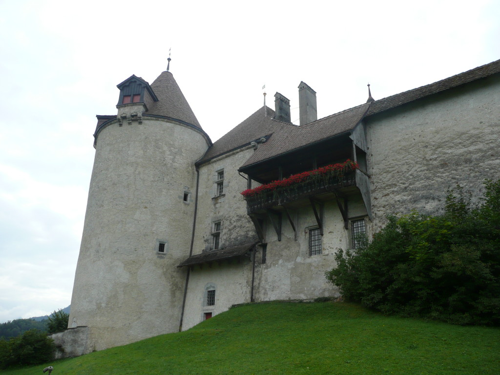 Beautiful Gruyere castle, built between 1270 and 1282.
