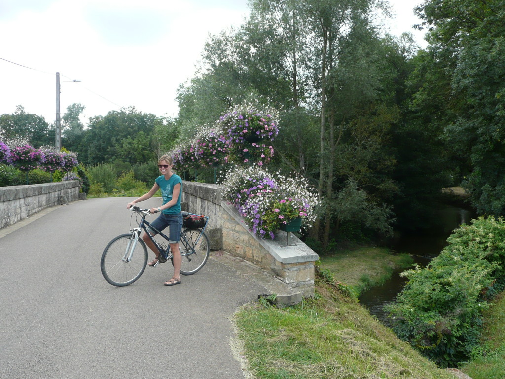 Enjoying another bike ride in a different country!
