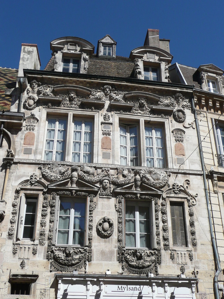 Typical Burgundian building in Dijon.