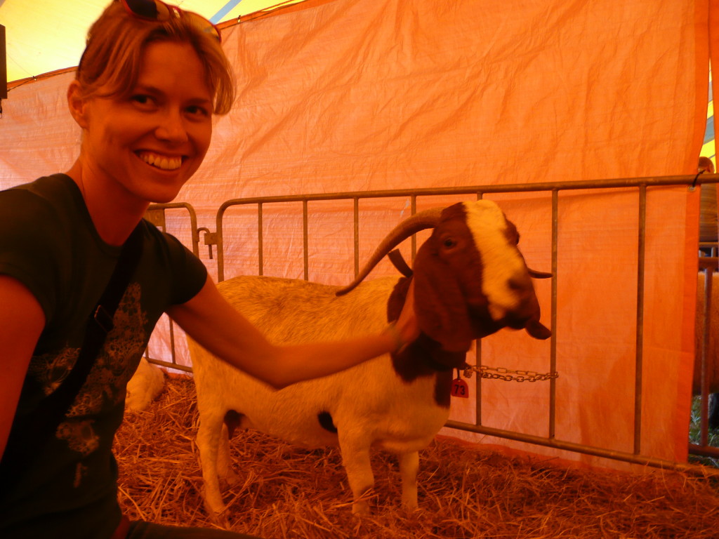 Julia loves goats