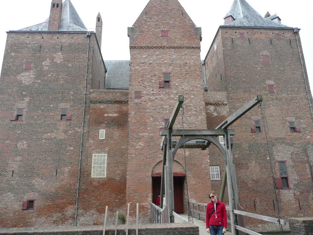Entrance and drawbridge to castle