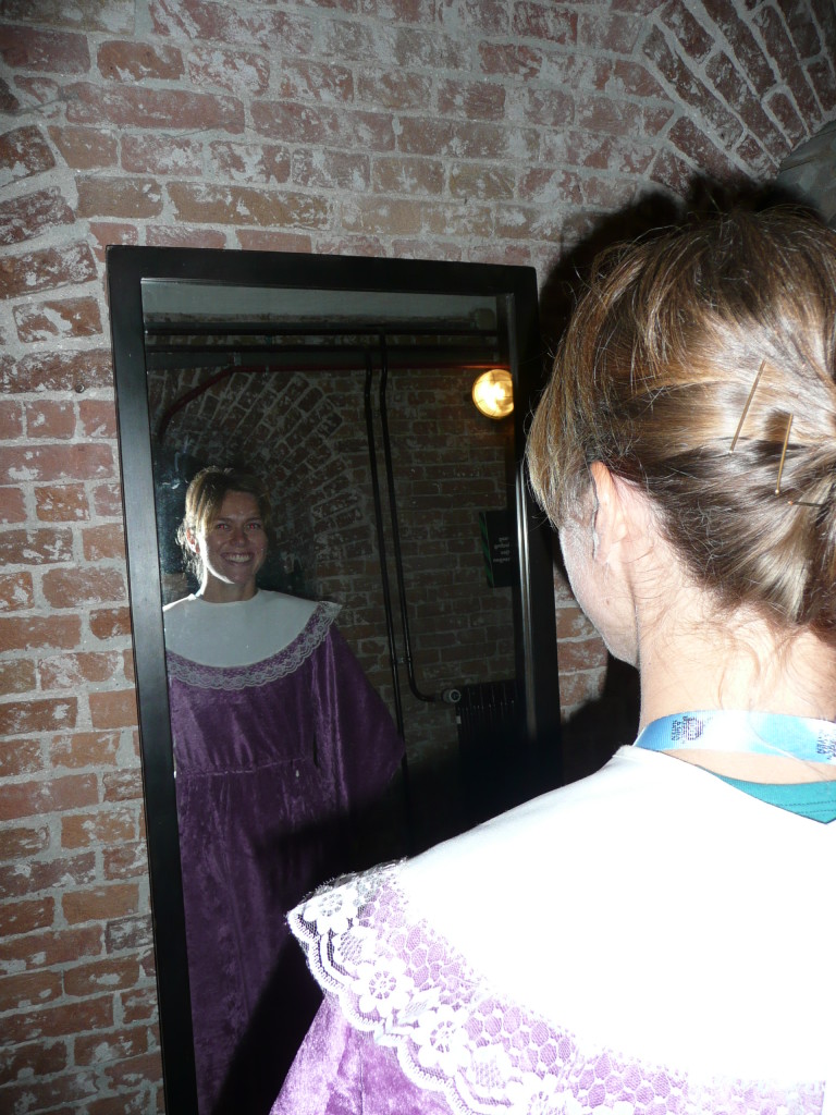 Julia dressing medievel ways