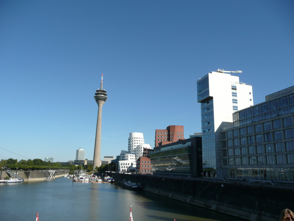 Media Harbour in Dusseldorf.  This area has been dramatically redeveloped over the last few years.  A real pleasure to stroll around.