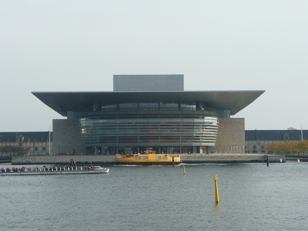 A view of the Opera House across the water.