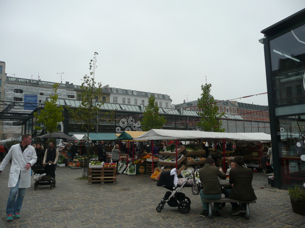 Copenhagen Market for hot chocolate before the rugby game. 