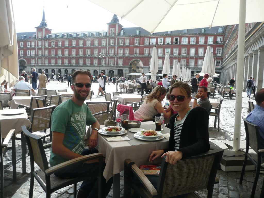 Bad lunch at Plaza Mayor, however the location made more than up for that (and that is what the restaurants count on in these tourist hotspots!)