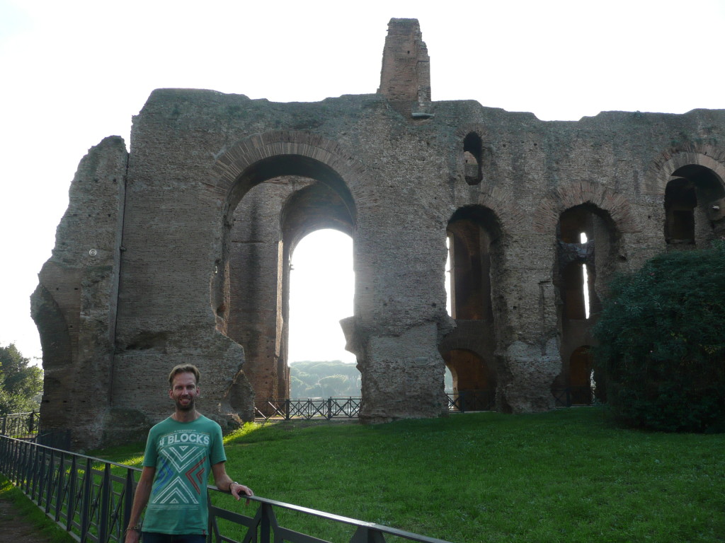 Richard was really impressed with the tranquility and beauty of the Palatine Hill.