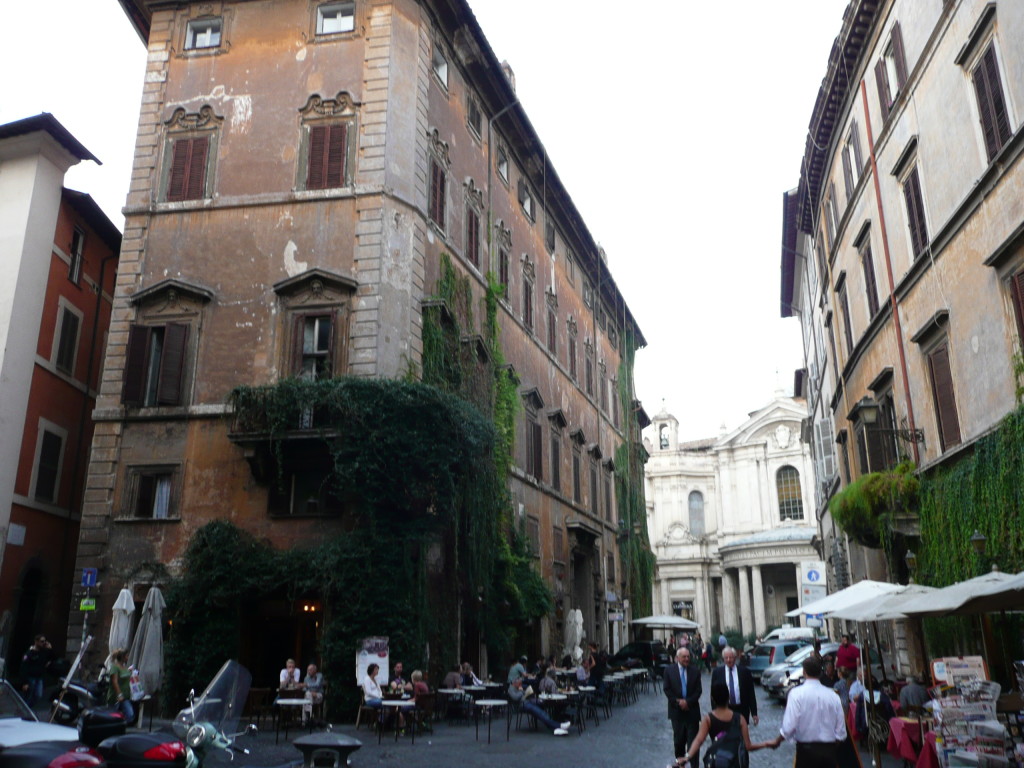 A beautiful street in Rome's centre.