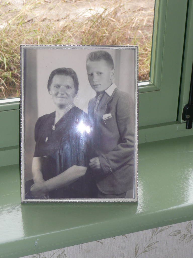 My grandfather with his mother