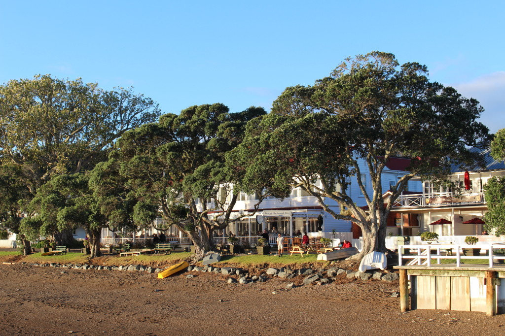 Beachfront of historic Russell.