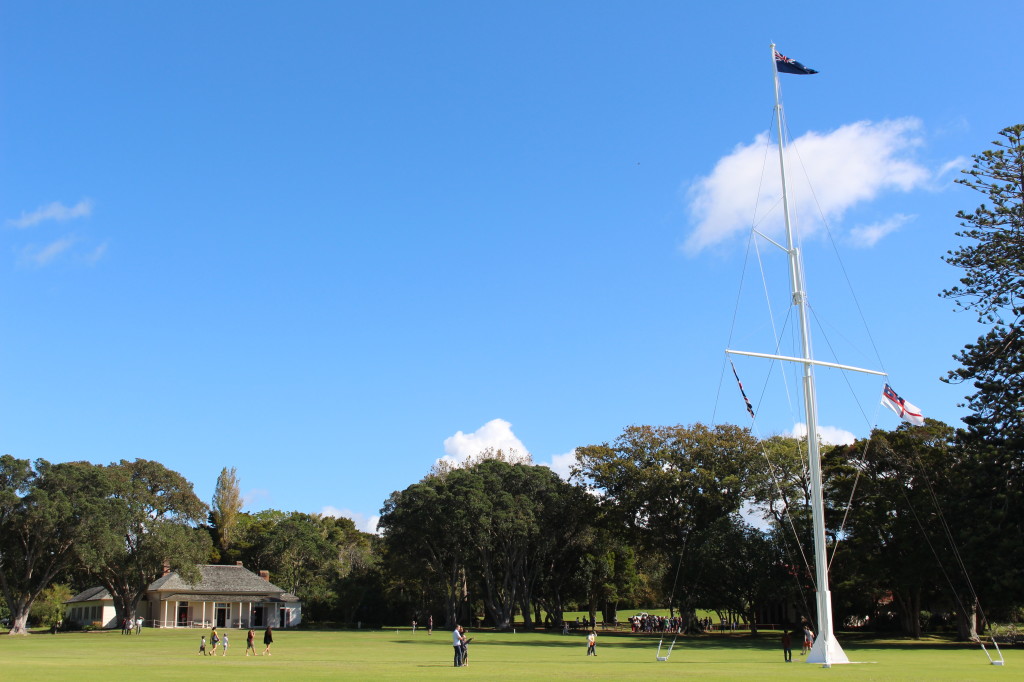 Waitangi grounds.